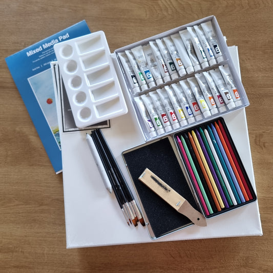 Malset Kleiner Buntspecht