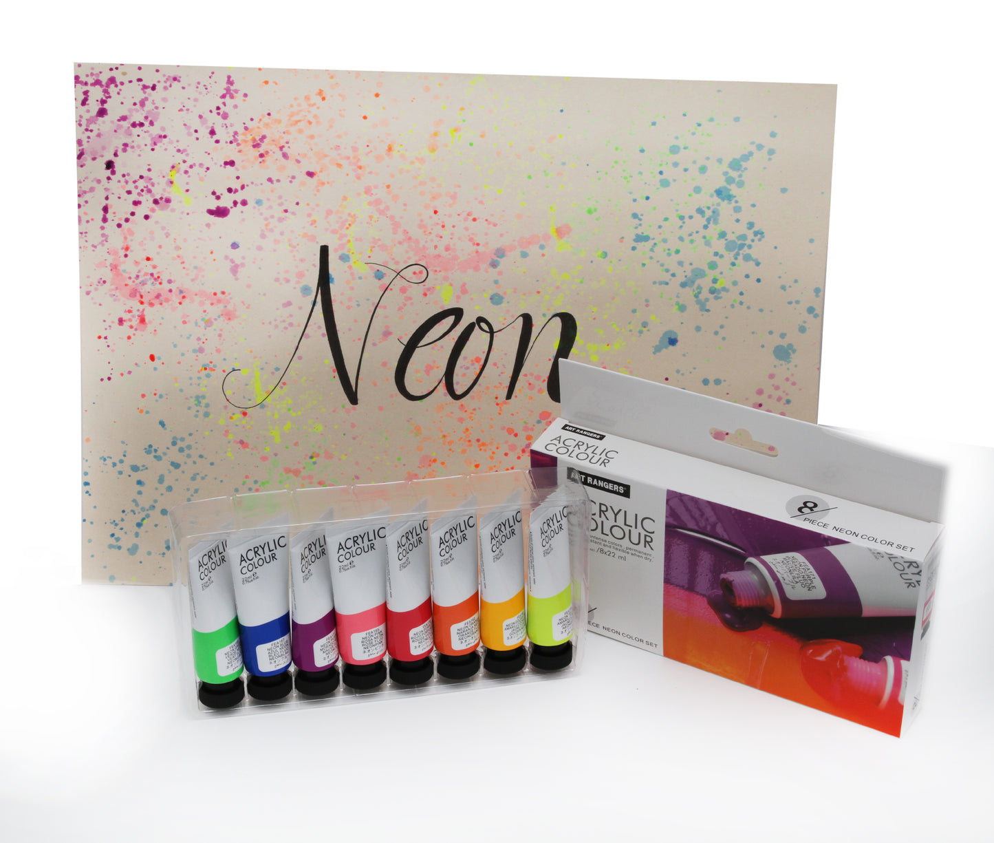 Art Ranger Set 8x22ml Neonfarben