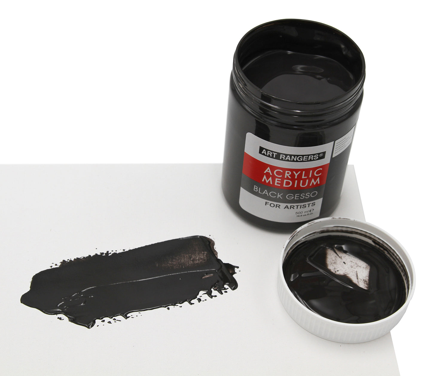 Gesso Grundierung schwarz 500ml