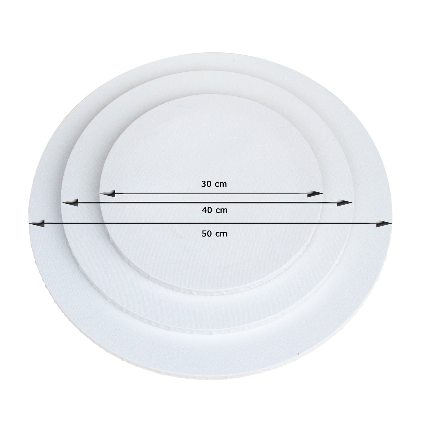 Kreis Rund 50 4er Set