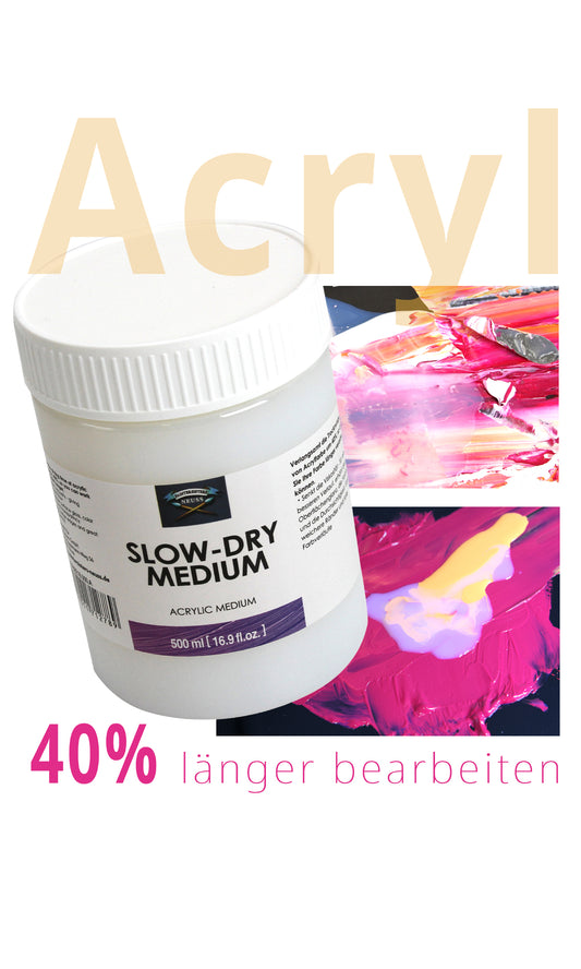 Slow Dry Medium Acryl 500ml