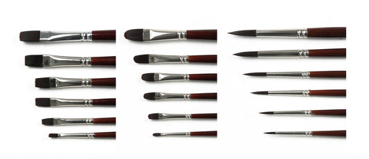 Pinsel Nylon Spin 6tlg