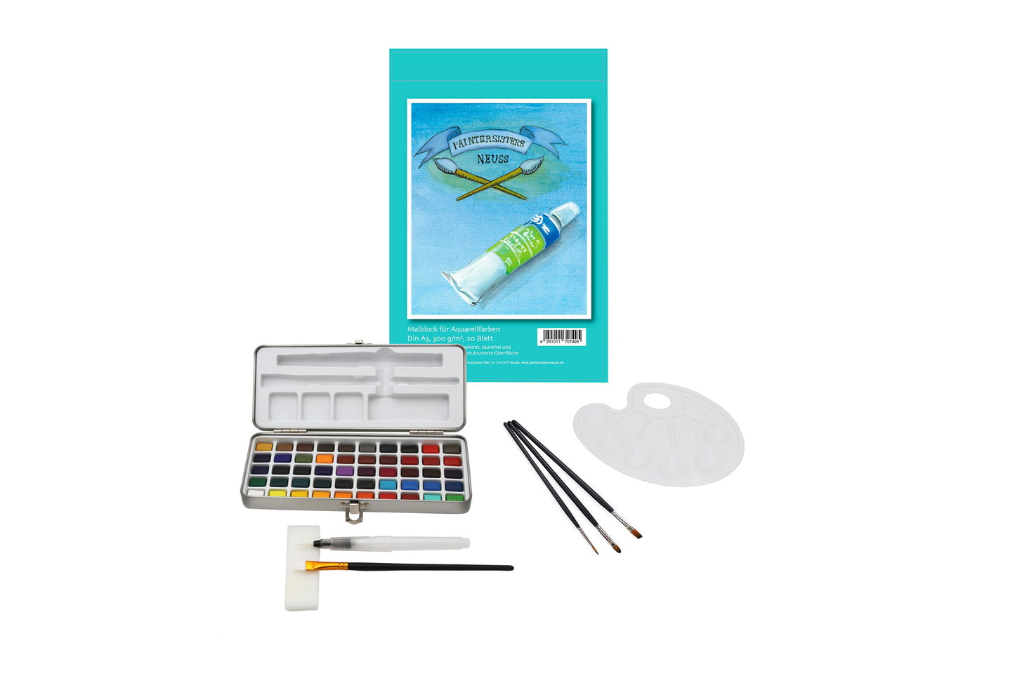 Aquarellset 50