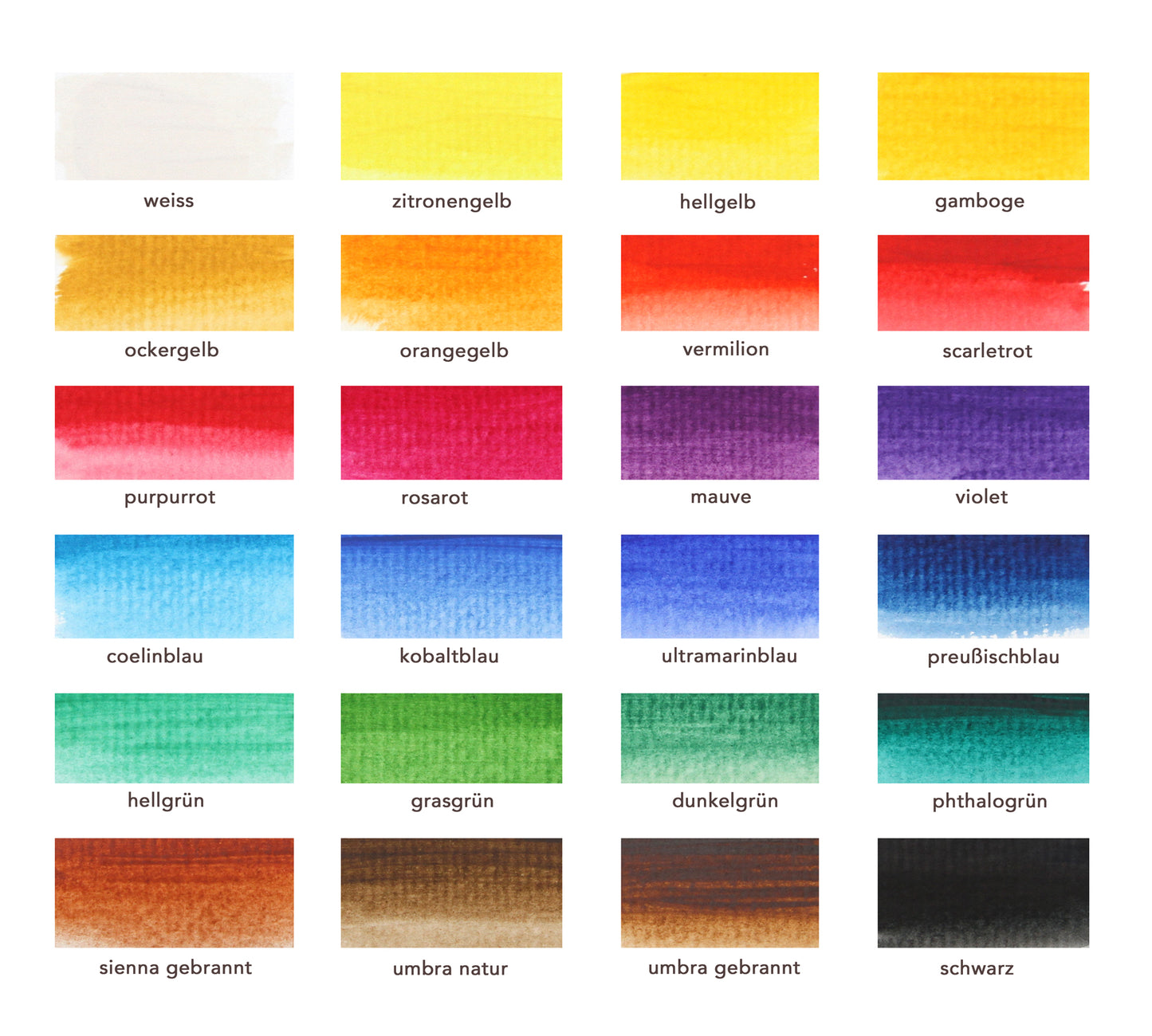 Aquarellfarben Set Artranger 24x12 ml