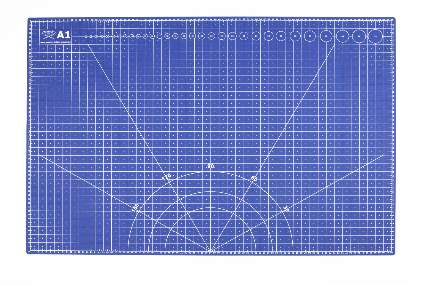 Schneidematte A1 blau schwarz