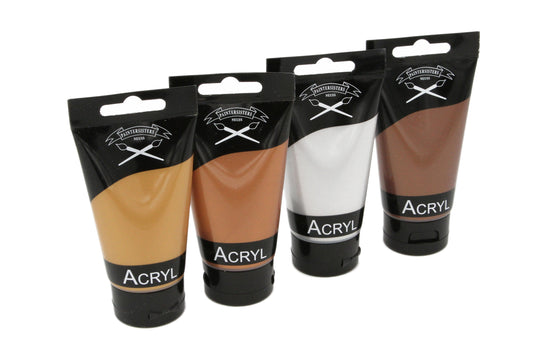 Metallic Set 4x75ml Artist Acrylfarben