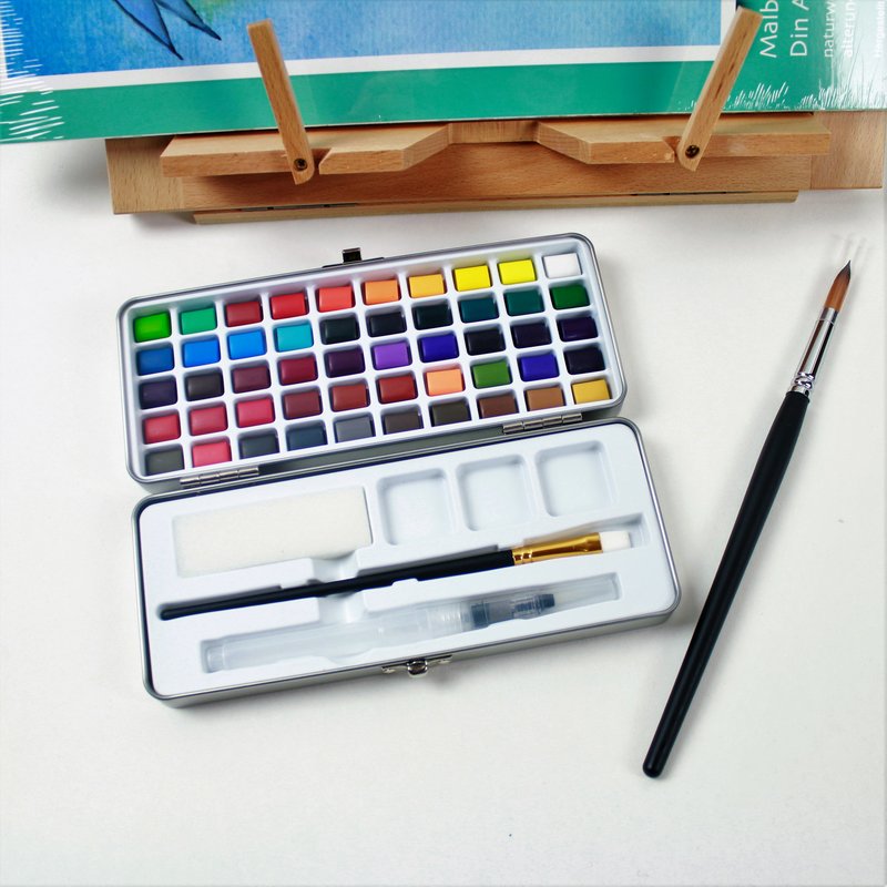 Aquarell Malset mit Bildhalter