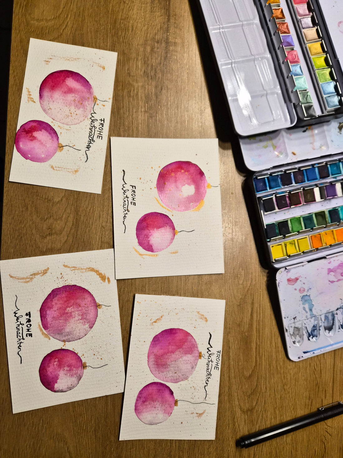 Die kleine Weihnachtsmalerei