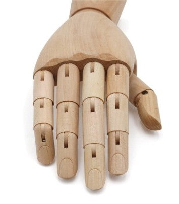 Gliederhand Holz 25 cm