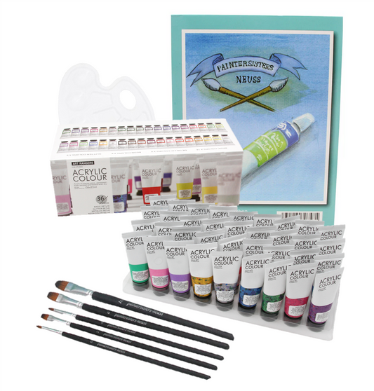 Malset Acrylfarben 36