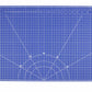 Schneidematte A1 blau schwarz